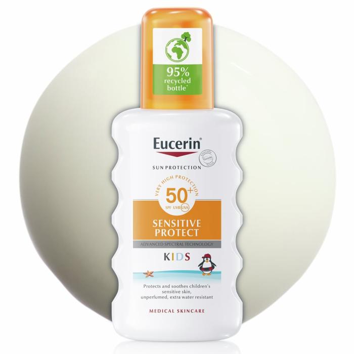 EUCERIN Sun Kids SPF50+ izsmidzināms līdzeklis bērniem 200 ml 