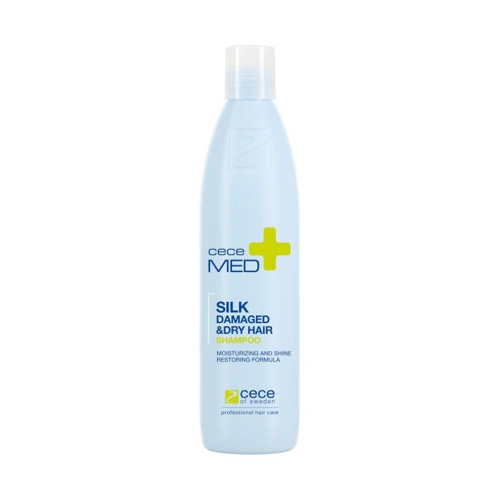 CECE MED Zīda šampūns bojātiem un sausiem matiem, 300 ml