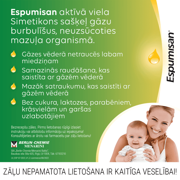 ESPUMISAN 100mg/ml pilieni 30 ml  
