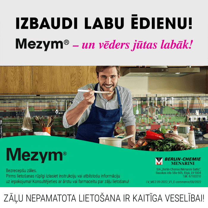 MEZYM 10 000V zarnās šķīstošās tabletes N10