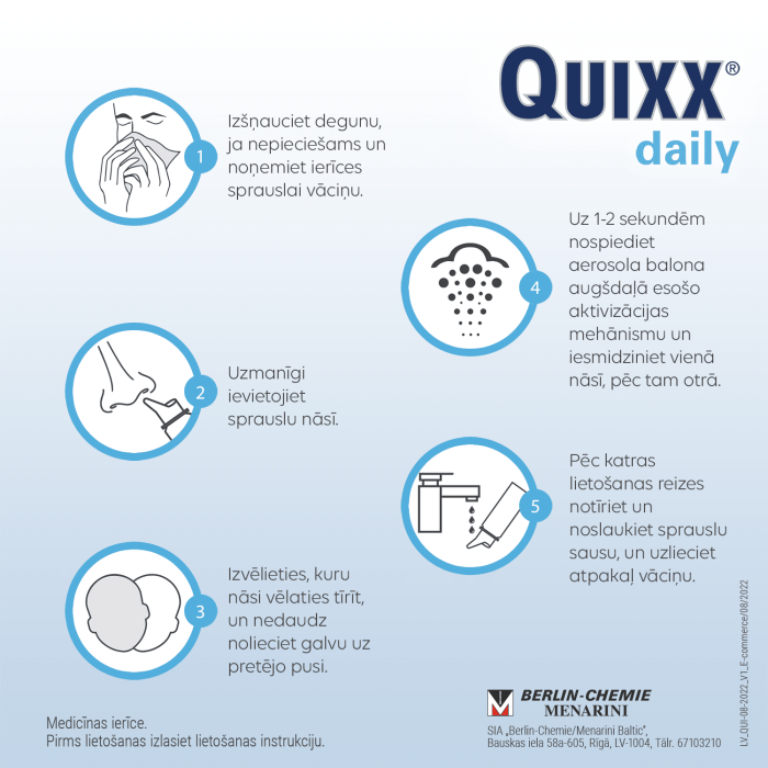 QUIXX Daily deguna aerosols 100 ml