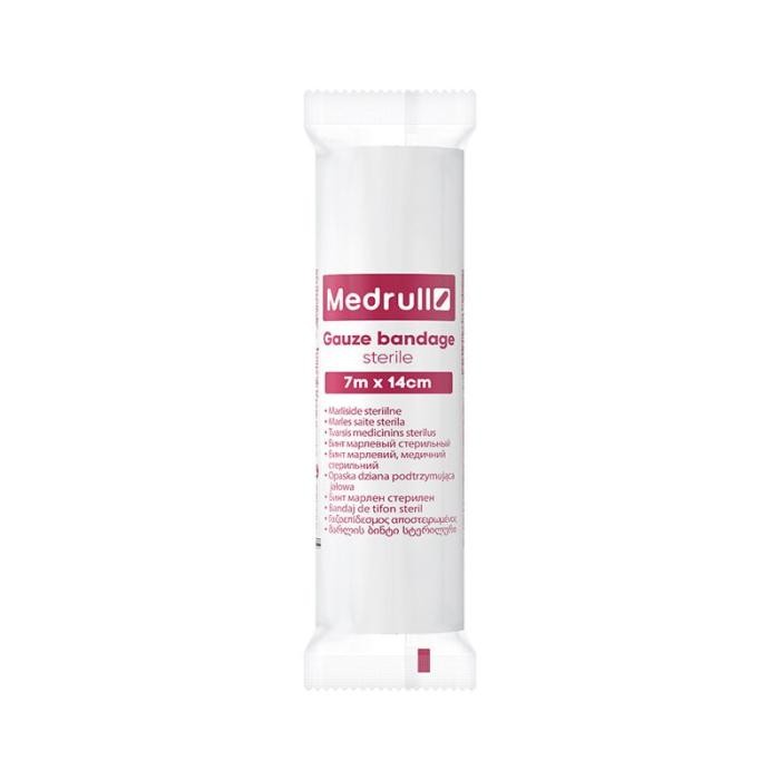 MEDRULL saite marles sterila 7 m x 14 cm