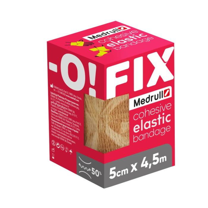 MEDRULL Fix-O pašlīpošā elastīgā saite 4.5mx5cm