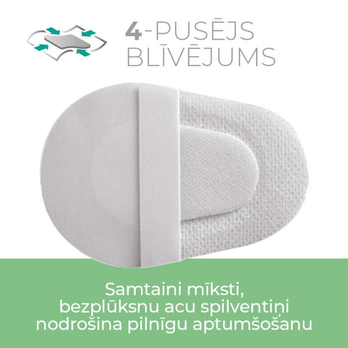 ULTRA PORE acu plāksteris pašlīmējošais 5.7x8.2 N1