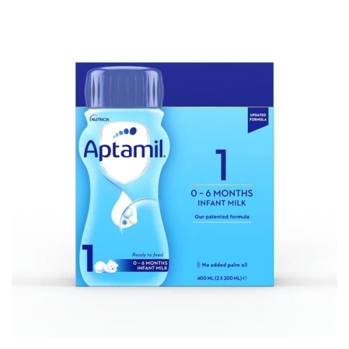 APTAMIL 1 gatavs piena maisījums (no dzimšanas) 200ml N2