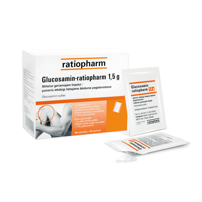 GLUCOSAMIN-ratiopharm 1,5 g pulveris N20