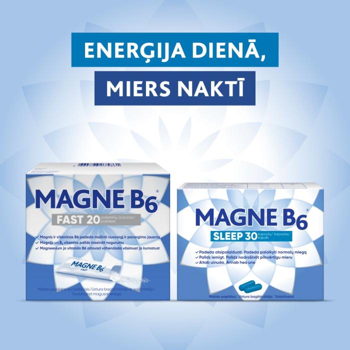 MAGNE B6 Sleep (Magnijs) kapsulas N30