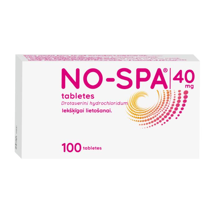 NO-SPA 40 mg tabletes N100
