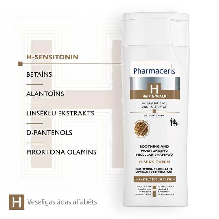 PHARMACERIS H-Sensitonin šampūns 250 ml