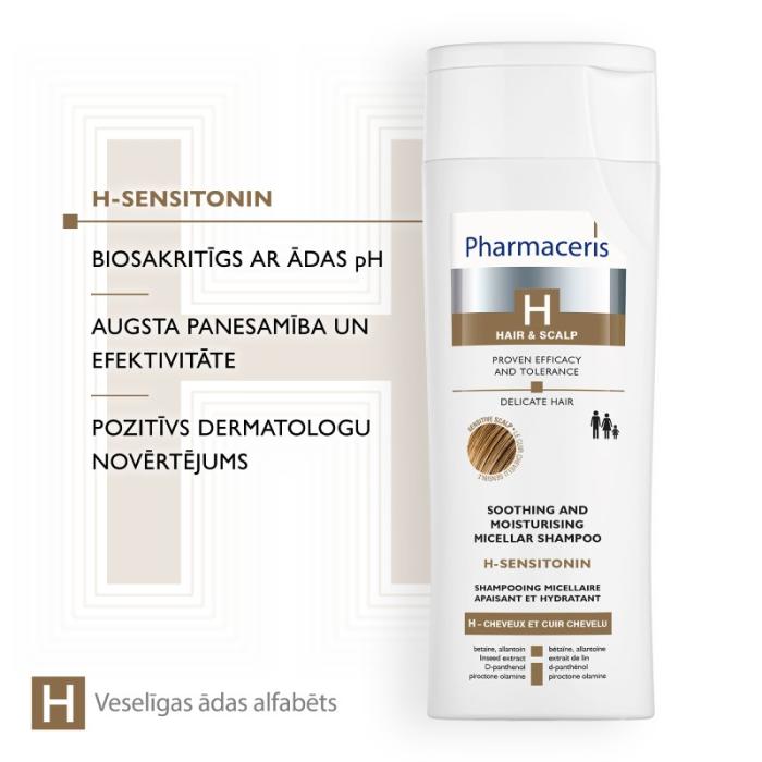 PHARMACERIS H-Sensitonin šampūns 250 ml