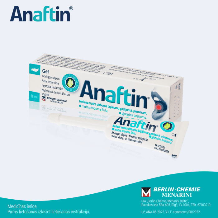 ANAFTIN gels 8 ml