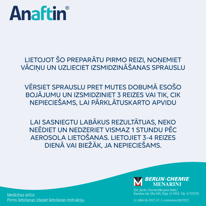 ANAFTIN aerosols 15 ml