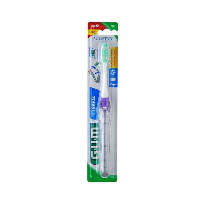 GUM Travel Soft ceļojumu zobu birste