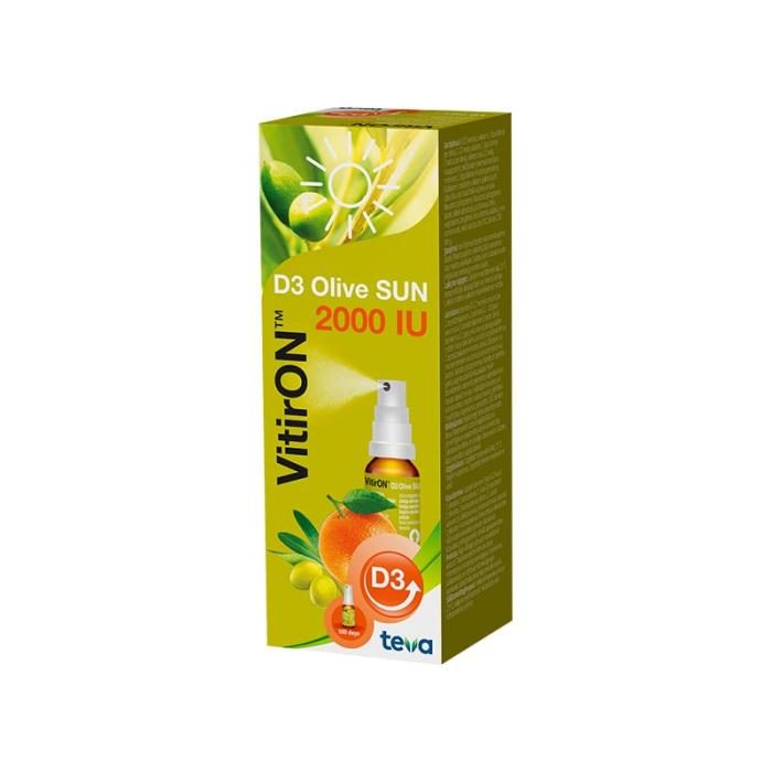 VITIRON D3 Olive Sun 2000 SV aerosols 10 ml