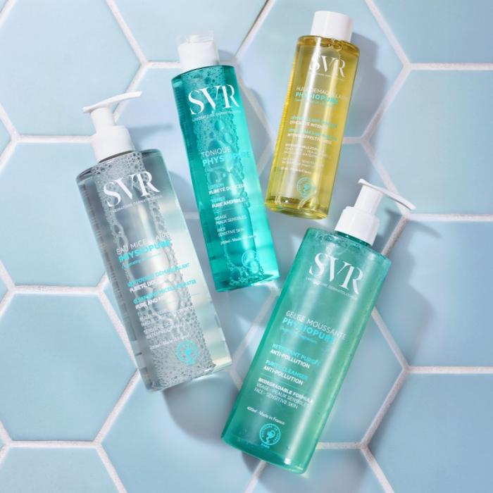 SVR Physiopure Eau Micellaire micelārais ūdens dekoratīvās kosmētikas notīrīšanai 400 ml