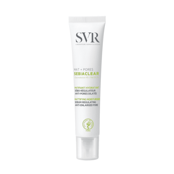 SVR Sebiaclear Mat+Pores matējošs sejas krēms poru sašaurināšanai 40 ml