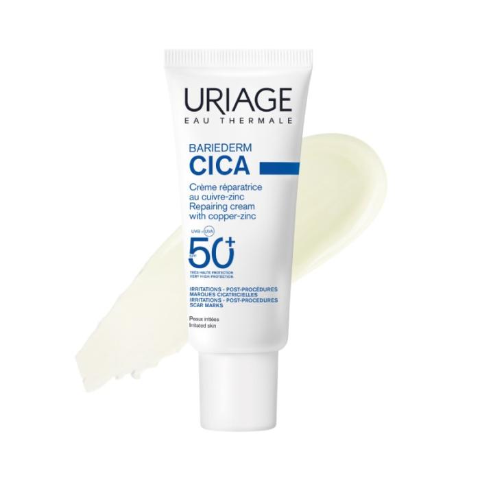 URIAGE Bariederm Cica SPF50+ krēms ar Cu-Zn 40 ml
