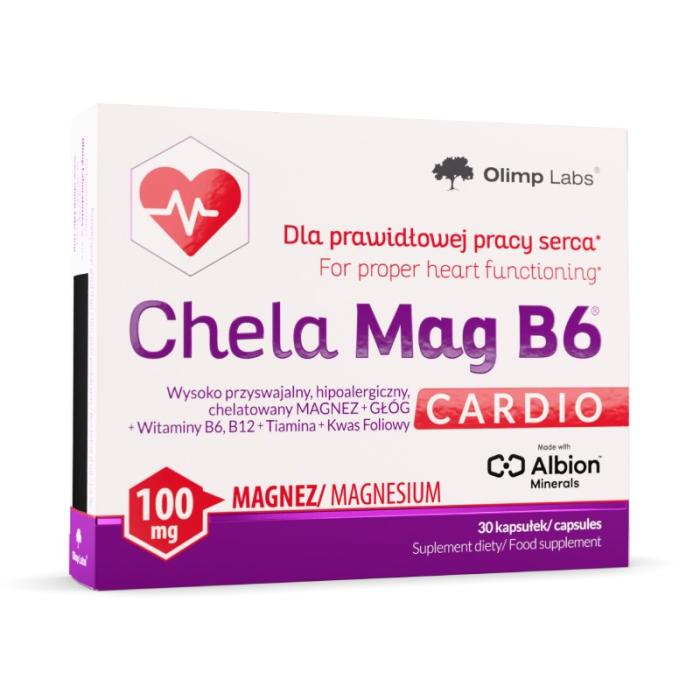OLIMPLABS Chela-Mag B6 Cardio kapsulas N30