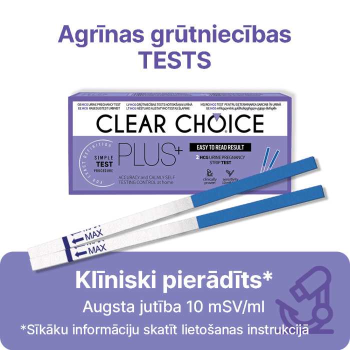 CLEAR CHOICE grūtniecības tests N2