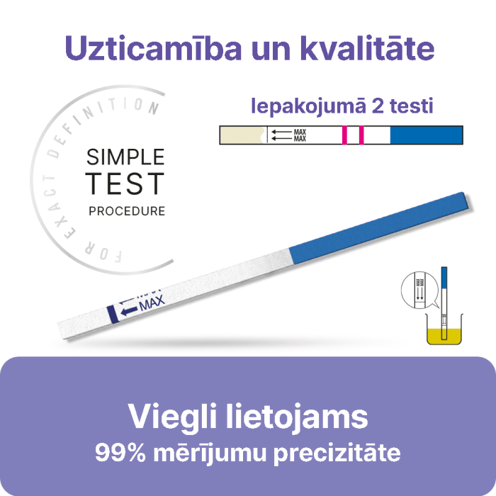 CLEAR CHOICE grūtniecības tests N2