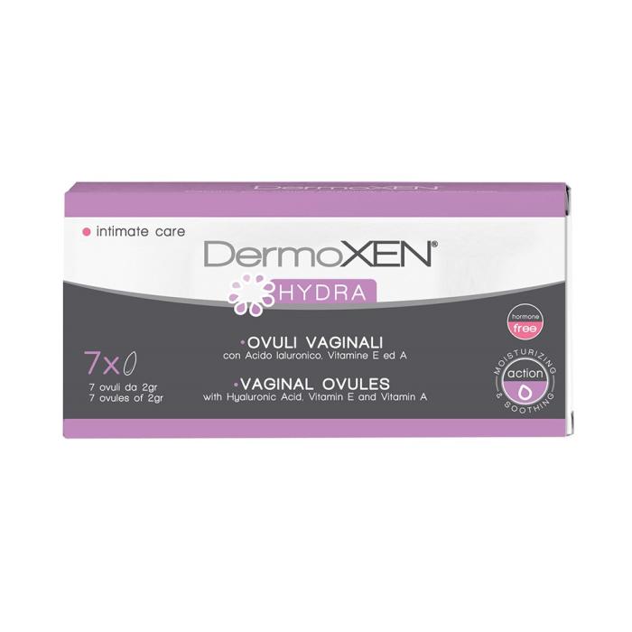 DERMOXEN HYDRA vaginālās svecītes N7