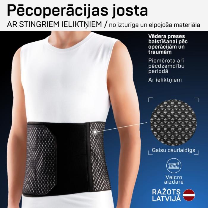 TONUS ELAST 9901 AIR medicīniskā pēcoperāciju josta, no elpojoša, nodilumizturīga materiāla, XXL
