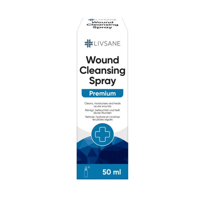 LIVSANE aerosols brūču tīrīšanai 50 ml