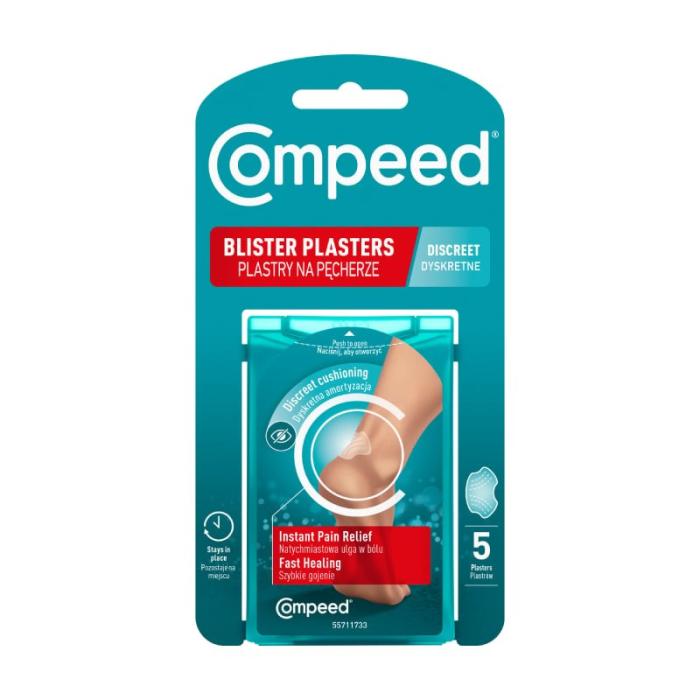 COMPEED Discreet diskrēti plāksteri tulznām N5