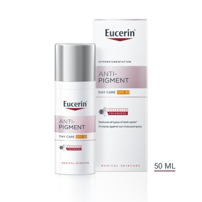 Eucerin Anti-Pigment sejas krēms ar SPF 30 pigmentācijas plankumu mazināšanai, 50 ml