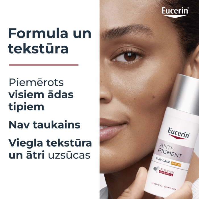 Eucerin Anti-Pigment sejas krēms ar SPF 30 pigmentācijas plankumu mazināšanai, 50 ml