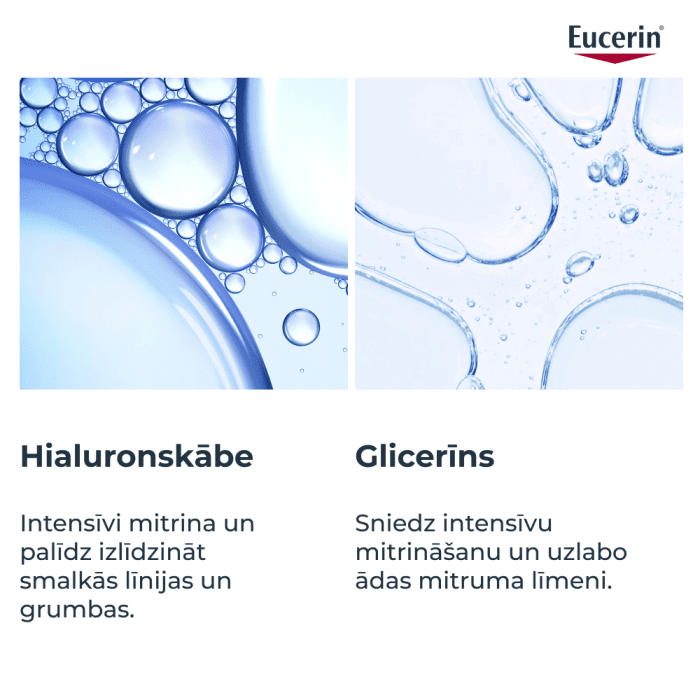 EUCERIN Hyaluron-Filler +3x Effect intensīvi mitrinošs serums ar hialuronskābi un glicerīnu 30 ml