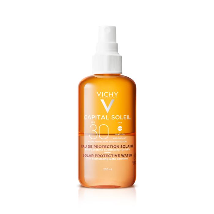 VICHY Capital Soleil Enhanced Tan SPF30 izsmidzināms saules aizsarglīdzeklis 200 ml