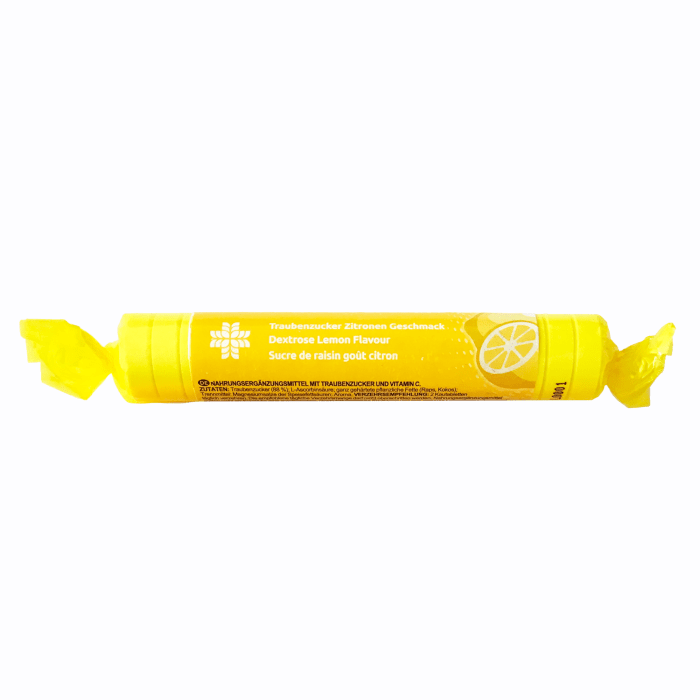 LIVSANE Dekstroze+C vitamīns (citronu) košļājamās tabletes 44 g
