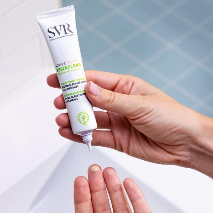 SVR Sebiaclear Active Teinte tonēts krēms problemātiskai ādai 40 ml