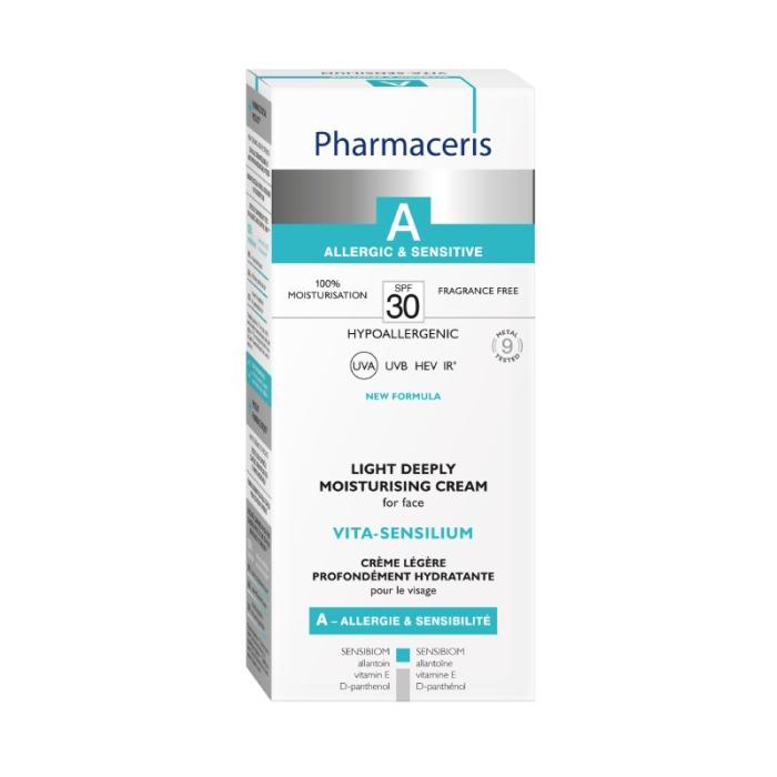 PHARMACERIS A Vita-Sensilium SPF30 viegls, dziļi mitrinošs sejas krēms 50 ml
