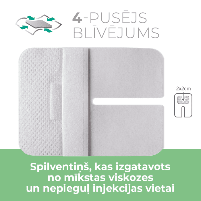 MEDRULL Ultra Pore katetra pašlīmējošs pārsējs 6x8cm N1