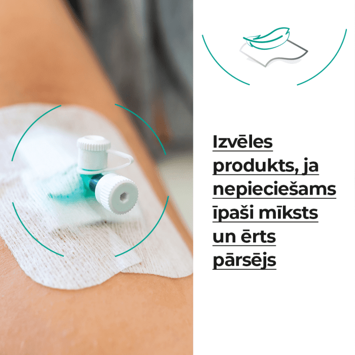 MEDRULL Ultra Pore katetra pašlīmējošs pārsējs 6x8cm N1