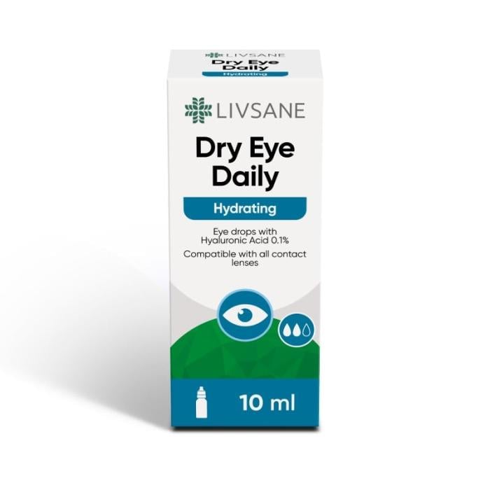 LIVSANE Dry Eye Daily acu pilieni 10ml