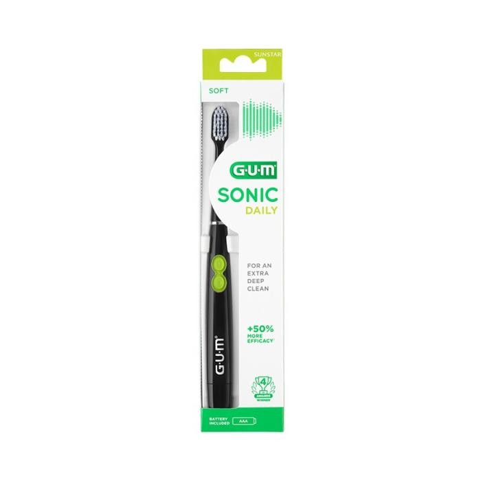 GUM Sonic Daily Black zobu birste