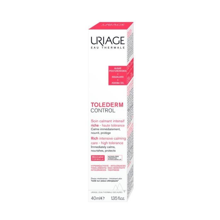 URIAGE Tolederm Control bagātīgs nomierinošs krēms 40ml