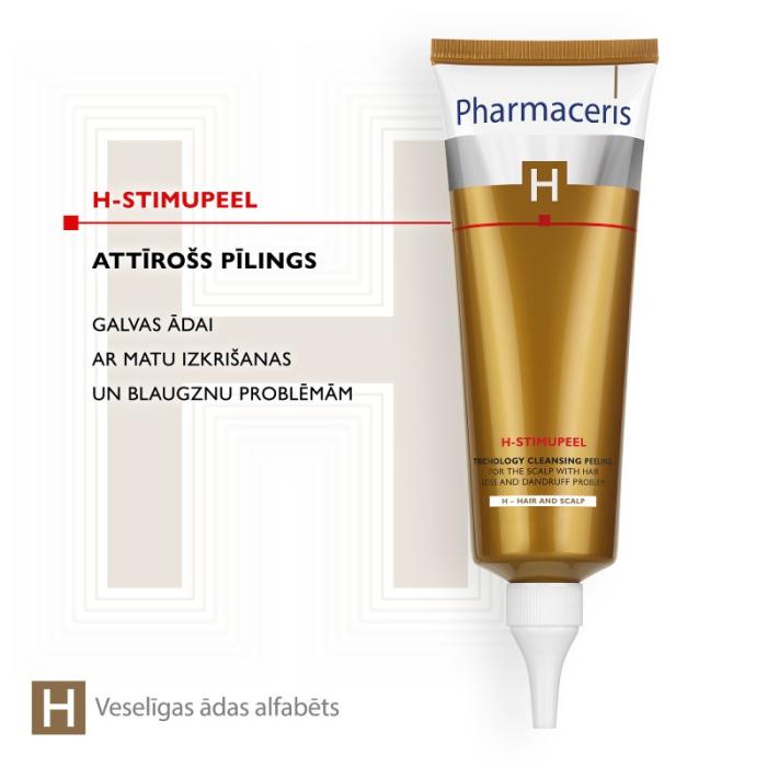 PHARMACERIS H-Stimupeel galvas ādas pīlings 125 ml