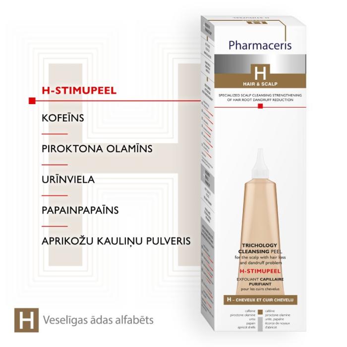 PHARMACERIS H-Stimupeel galvas ādas pīlings 125 ml