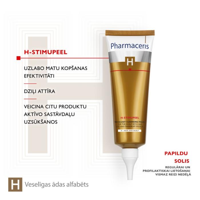 PHARMACERIS H-Stimupeel galvas ādas pīlings 125 ml
