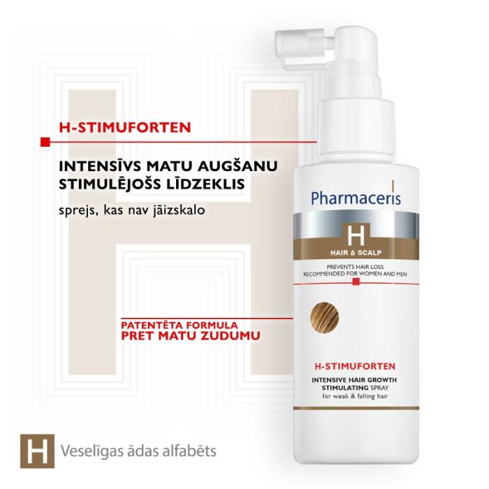 PHARMACERIS H-Stimuforten matu augšanas līdzeklis 125 ml