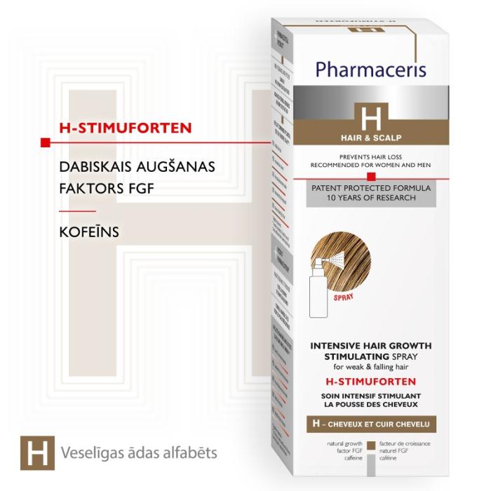 PHARMACERIS H-Stimuforten matu augšanas līdzeklis 125 ml