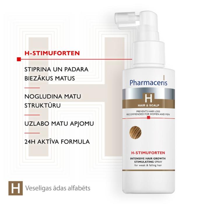 PHARMACERIS H-Stimuforten matu augšanas līdzeklis 125 ml