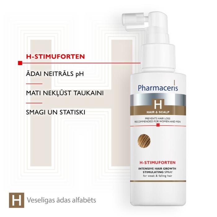 PHARMACERIS H-Stimuforten matu augšanas līdzeklis 125 ml