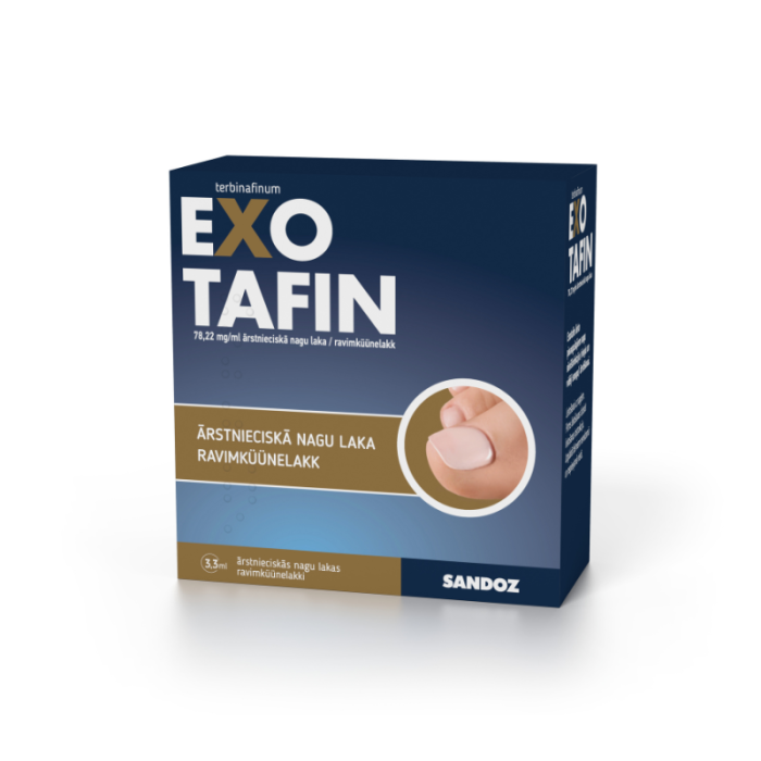 EXOTAFIN 78,22 mg/ml ārstnieciskā nagu laka 3,3ml