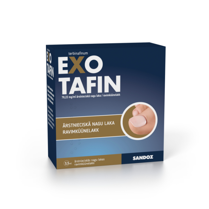 EXOTAFIN 78,22 mg/ml ārstnieciskā nagu laka 3,3ml
