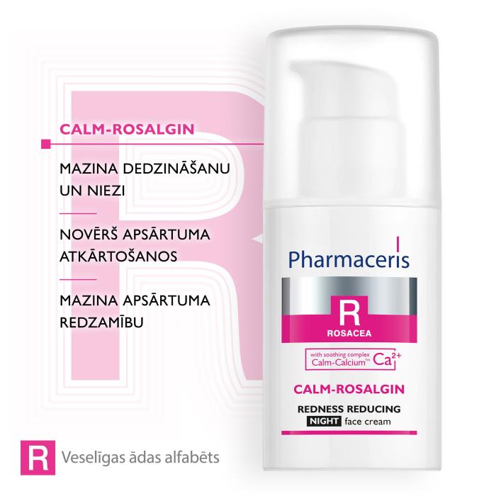 PHARMACERIS R Calm-Rosalgin sejas nakts krēms 30 ml